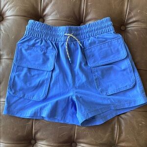 Athleta Girls Blue Cargo Shorts